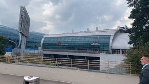 Автобус 308. Аэропорт Домодедово - Метро Домодедовская, г. Москва. Цена поездки 100 руб.