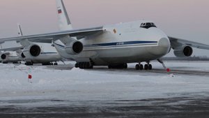 Минобороны впервые провело учения с семью самолетами Ан-124-100 "Руслан"
