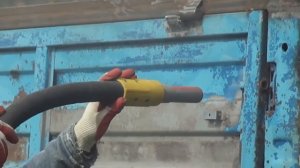 Пескоструйная обработка прицепа Полтава.