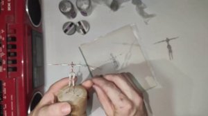 как сделать основу (кости) на каркасе для миниатюры 54мм