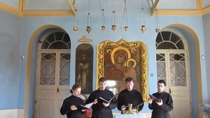 Духовные песнопения монахов Тихвинского монастыря