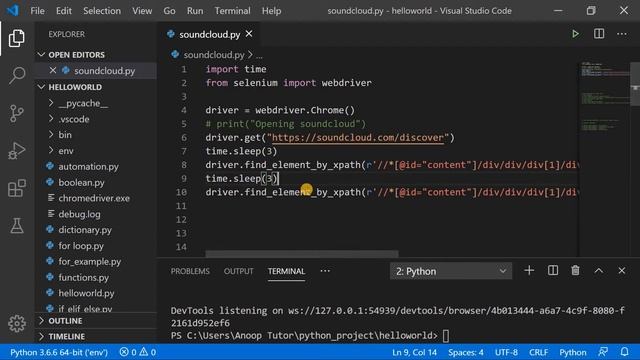 #2 Python Selenium webdriver tutorial | Selenium tutorial for beginners | Selenium python tutorial