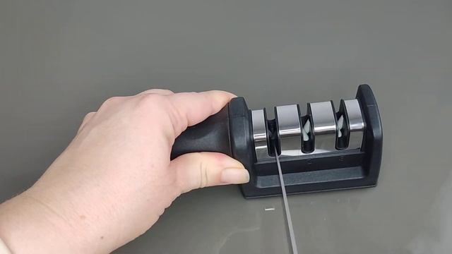 Распаковка и заточка ножа новой точилкой с АлиЭкспресс/AliExpress.