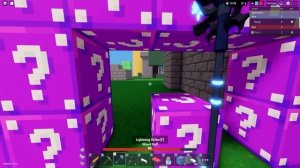 Roblox Bedwars the LUCKY BLOCK WALLS