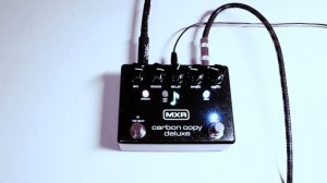 MXR Carbon Copy Deluxe Analog Delay Demo