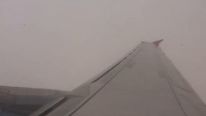Взлёт из аэропорта Курумоч (Самара), на самолёте Airbus A321