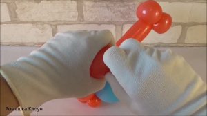 ВЕРТОЛЁТ из шариков ШДМ Balloon Helicopter DIY TUTORIAL como hacer un helicoptero con globos