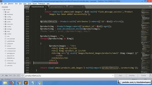 #35 Make E-com website in Laravel 5.6 | Admin - Products Alternate Images