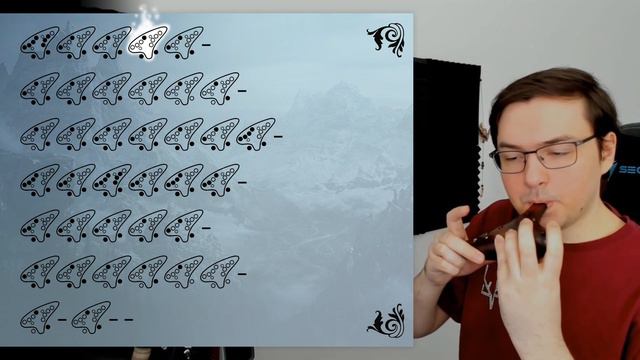 Skyrim - Ancient Stones - Ocarina tutorial / tabs смотреть онлайн