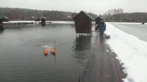 20.12.2017 - Ловля форели в Раменском рыбхозе Гжелка