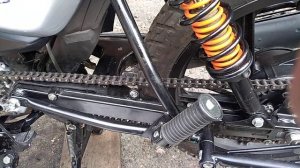 почистил цепь на bajaj boxer