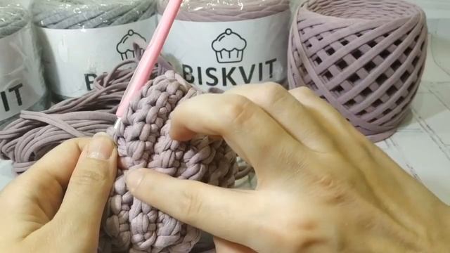 Вязаная ракушка из трикотажной пряжи крючком - универсальный способ расчета смотреть онлайн