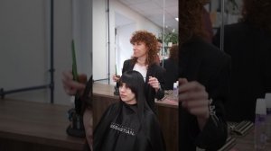 Стрижка МАЛЛЕТ на длинные, вьющиеся, пористые волосы. Экстремальная и женственная стрижка.