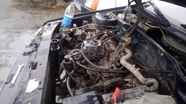 Запуск двигателя после простоя #Peugeot 405 смотреть онлайн