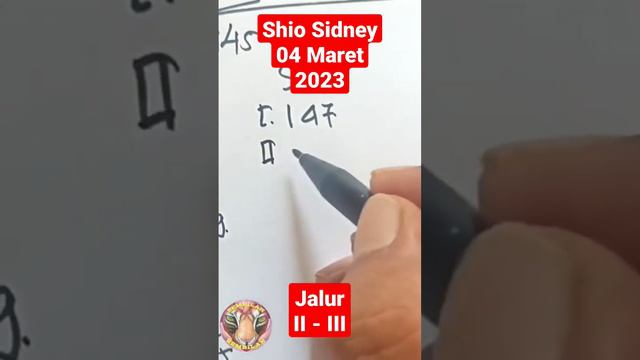 Shio Sidney 04 Maret 2023