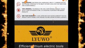 LYUWO Electric Wrench 350NM: The Best Impact Wrench for Automotive Repair
