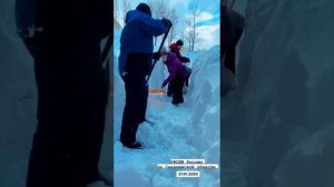 Снежный субботник для сотрудников УФСИН России по Сахалинской области