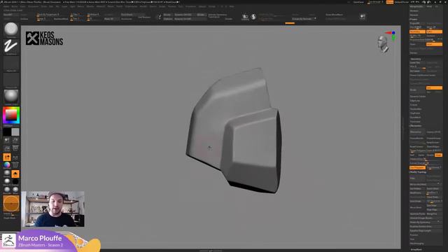 ZBrush Masters: Hard Surface Modeling - Marco Plouffe - ZBrush 2020 смотреть онлайн