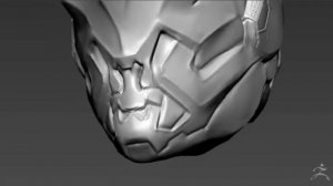 zbrush Hard surface sketching helmet