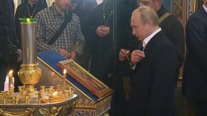 Владимир Путин посетил Спасо-Преображенский монастырь на Валааме