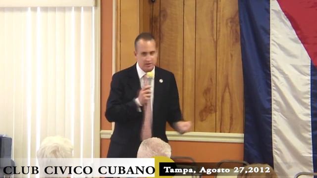 Reunión en el Club Cívico Cubano con los Representantes hermanos Díaz-Balart смотреть онлайн