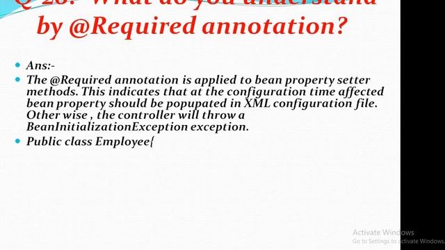 Spring Interview Questions with Answer || java spring questions смотреть онлайн