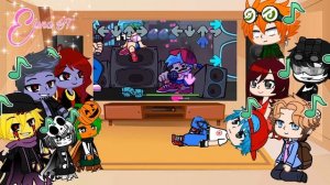FNF React To BF Faces BF's Family||FRIDAY NIGHT FUNKIN'||ElenaYT.