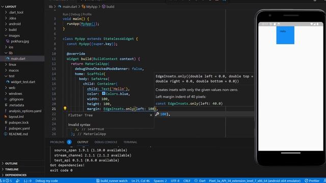 Margin and Padding in Flutter