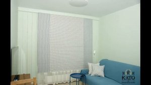 КРАСИВАЯ РИМСКАЯ ШТОРА С ТЮЛЕМ В ГОСТИНОЙ ? Шторы на заказ в Хотьково Московская область