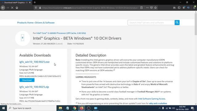 How To Download & Install Intel hd Graphics Driver For windows 10 смотреть онлайн