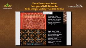Jagongan Batik 1: Peran Pemrakarsa dalam Penciptaan Batik Istana