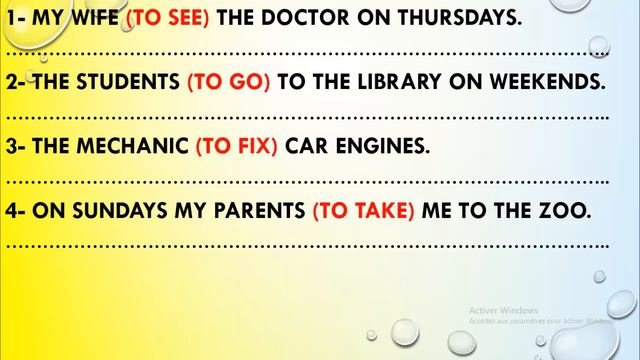Bfem - Cours 4 - simple present vs present continuous (formation, forms, uses, and exercises) смотреть онлайн