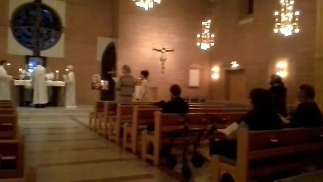 Церковь в швеции отрывок мессы, орган, пение. смотреть онлайн