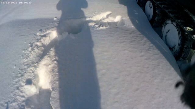 Гусеничный вездеход с редуктор хонда МДХ смотреть онлайн