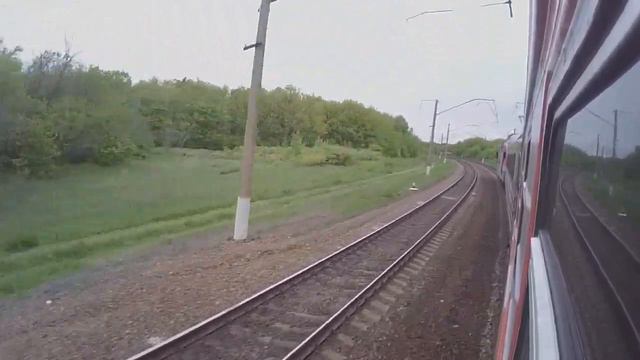 Лихая-Россошь из окна поезда. Часть 3 Сергеевка-Россошь.