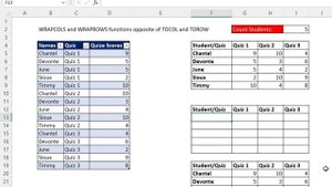 WRAPCOL & SORTBY Array Functions to Pivot A Table. "Robustify" your formulas! Excel Magic Trick 178