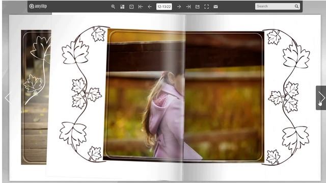 Шаблон фотокниги ПРОГУЛКА смотреть онлайн
