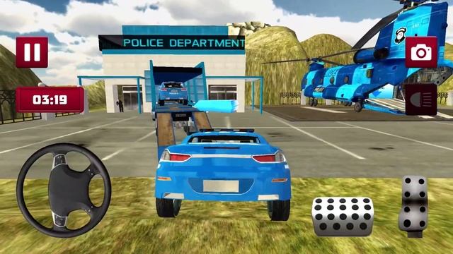 Transport Truck Police Cars Simulator - Transport Police Games 2022 | Android GamePlay смотреть онлайн