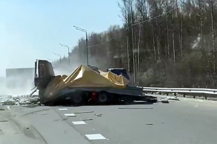 Крупная авария на трассе М-4 попала на видео / События на ТВЦ