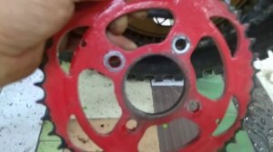 Замена звёзд и цепи на мотоцикле Минск х250