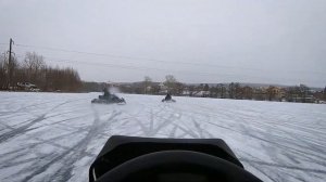 ДРИФТ НА КАРТИНГЕ ПО ЛЬДУ | Timas