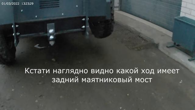 Этот малыш творит чудеса. Фронтальный погрузчик Krab 373. Замер опрокидывающей нагрузки и силы тяги.