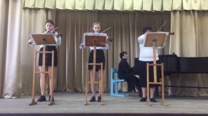 Трио скрипачей, С. Фостер "Прекрасный мечтатель"