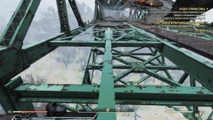 Fallout 76: пройти маршрут на мосту через ущелье Нью-Ривер.