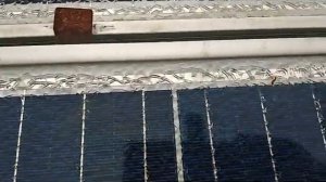 Ремонт пробитых солнечных панелей подручным методом. Вопрос к зрителям.