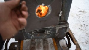 многотопливная печь для гаража