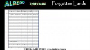 ALBEDO- Troll's Beard, Forgotten Lands (Scrolling Sheet Music Video) 5 of 18