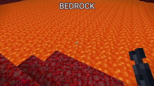 Minecraft Java vs Bedrock - Lava