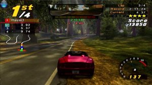 NFS Hot Pursuit 2 PS2 - За рулем Ferrari 550 Barchetta