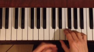 Playing One Note Samba on Piano